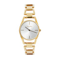  Shop Authentic Calvin Klein Dainty White Dial Gold Steel Strap Watch for Women - K7L23546 - Luxxuri