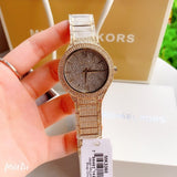  Shop Authentic Michael Kors Kerry Crystals Gold Dial Gold Steel Strap Watch For Women - MK3360 - Luxxuri
