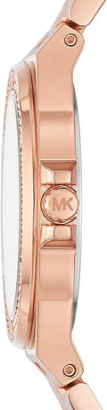  Shop Authentic Michael Kors Lennox Three Hand Silver Dial Rose Gold Steel Strap Watch For Women - MK7279 - Luxxuri