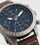  Shop Authentic Hugo Boss Pilot Edition Blue Dial Brown Leather Strap Watch for Men - 1513852 - Luxxuri