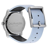  Shop Authentic Calvin Klein City Blue Dial Blue Leather Strap Watch for Women - K2G231VN - Luxxuri