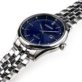  Shop Authentic Citizen Eco Drive Blue Dial Silver Steel Strap Watch For Men - BM7250-56L - Luxxuri