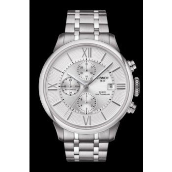  Shop Authentic Tissot Chemin des Tourelles Automatic Chronograph White Dial Silver Steel Strap Watch for Men - T099.427.11.038.00 - Luxxuri