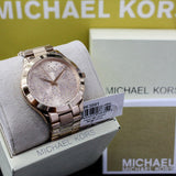 Shop Authentic Michael Kors Slim Runway Rose Gold Dial Rose Gold Steel Strap Watch for Women - MK3591 - Luxxuri