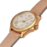  Shop Authentic Fossil Cecile White Dial Beige Leather Strap Watch for Women - AM4532 - Luxxuri