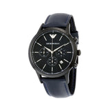  Shop Authentic Emporio Armani Renato Chronograph Quartz Blue Dial Blue Leather Strap Watch For Men - AR2481 - Luxxuri