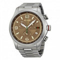  Shop Authentic Gucci G Timeless Brown Dial Silver Steel Strap Watch For Men - YA126248 - Luxxuri