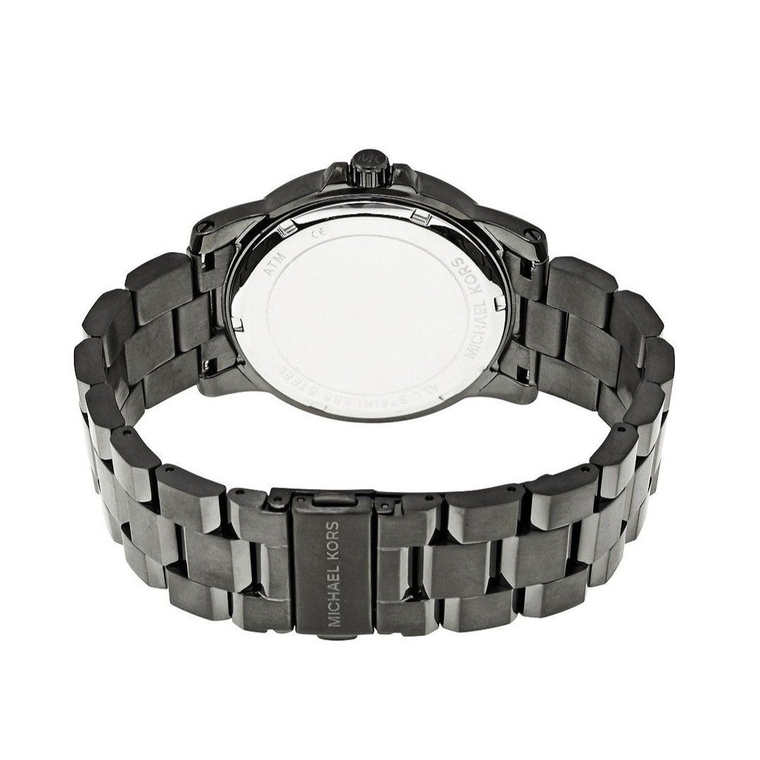  Shop Authentic Michael Kors Paxton Analog Blue Dial Grey Steel Strap Watch For Men - MK8499 - Luxxuri