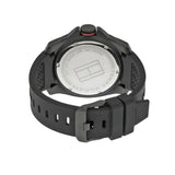  Shop Authentic Tommy Hilfiger Windsurf Black Dial Black Rubber Strap Watch for Men- 1791114 - Luxxuri