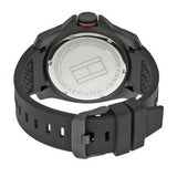  Shop Authentic Tommy Hilfiger Windsurf Black Dial Black Rubber Strap Watch for Men- 1791114 - Luxxuri
