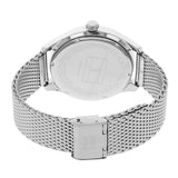  Shop Authentic Tommy Hilfiger Oliver Quartz Blue Dial Silver Mesh Bracelet Watch for Men - 1791302 - Luxxuri