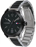  Shop Authentic Tommy Hilfiger Sneaker Quartz Black Dial Two Tone Steel Strap Watch for Men - 1791619 - Luxxuri