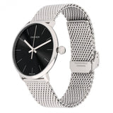  Shop Authentic Calvin Klein High Noon Black Dial Silver Mesh Bracelet Watch for Men - K8M21121 - Luxxuri