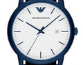 Shop Authentic Emporio Armani Luigi Quartz White Dial Blue Mesh Bracelet Watch For Men - AR11025 - Luxxuri