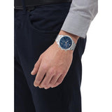  Shop Authentic Emporio Armani Luigi Chronograph Quartz Blue Dial Silver Steel Strap Watch For Men - AR1974 - Luxxuri
