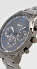  Shop Authentic Guess Hendrix Chronograph Gunmetal Dial Gunmetal Steel Strap Watch for Men - W1309G3 - Luxxuri