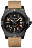  Shop Authentic Breitling Avenger Automatic GMT 45 Black Dial Brown Nylon Strap Watch for Men - V32395101B1X1 - Luxxuri
