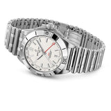  Shop Authentic Breitling Chronomat GMT 40 White Dial Silver Steel Strap Watch for Men - A32398101A1A1 - Luxxuri