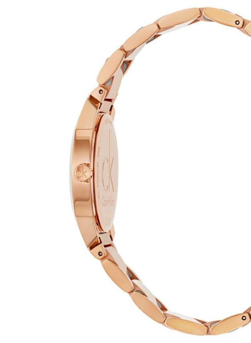  Shop Authentic Calvin Klein City White Mother of Pearl Dial Rose Gold Steel Strap Watch for Women - K2G23646 - Luxxuri