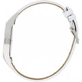  Shop Authentic Calvin Klein Rebel White Black Dial White Leather Strap Watch for Women - K8P231L1 - Luxxuri