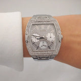  Shop Authentic Guess Raven Diamonds Silver Dial Silver Steel Strap Watch for Women - GW0104L1 - Luxxuri