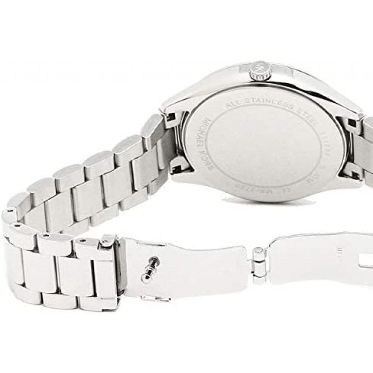  Shop Authentic Michael Kors Lauryn Blue Dial Silver Steel Strap Watch for Women - MK3720 - Luxxuri