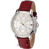  Shop Authentic Tommy Hilfiger Claudia White Dial Red Leather Strap Watch for Women - 1781816 - Luxxuri