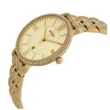  Shop Authentic Fossil Jacqueline Gold Dial Gold Steel Strap Watch for Women - ES3547 - Luxxuri