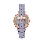  Shop Authentic Fossil Jacqueline Purple Dial Purple Leather Strap Watch for Women - ES4814 - Luxxuri