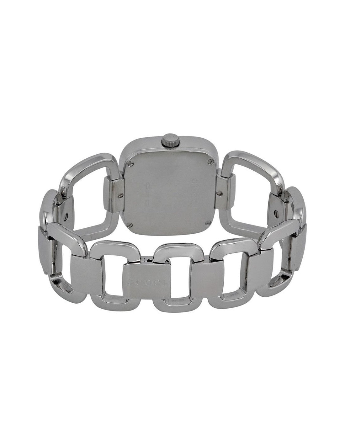 Gucci G-Class Mother of Pearl Dial Silver Steel Strap Watch For Women - YA125404