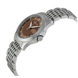  Shop Authentic Gucci G Timeless Brown Dial Silver Steel Strap Watch For Women - YA126503 - Luxxuri