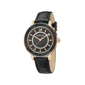  Shop Authentic Swarovski Octea Lux Black Dial Black Leather Strap Watch for Women - 5414410 - Luxxuri