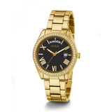 Shop Authentic Guess Luna Diamonds Black Dial Gold Steel Strap Watch for Women - GW0307L2 - Luxxuri
