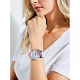  Shop Authentic Guess Crush Crystals Silver Dial Pink Rubber Strap Watch for Women - W1223L1 - Luxxuri