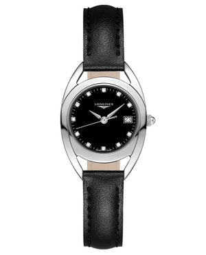  Shop Authentic Longines Equestrian Quartz Diamond Black Dial Watch for Women - L6.136.4.57.0 - Luxxuri