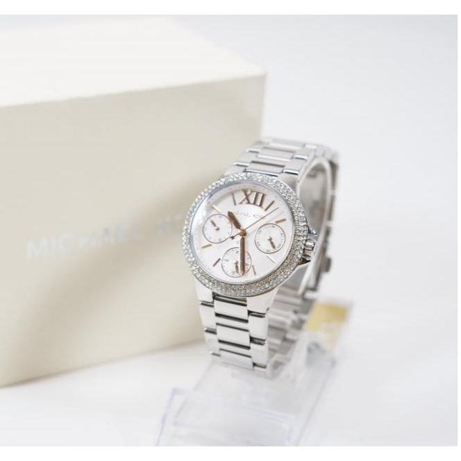  Shop Authentic Michael Kors Camille Chronograph White Dial Silver Steel Strap Watch For Women - MK7198 - Luxxuri
