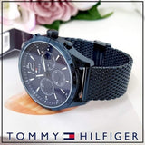  Shop Authentic Tommy Hilfiger Gavin Chronograph Blue Dial Blue Mesh Bracelet Watch for Men - 1791471 - Luxxuri