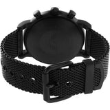  Shop Authentic Emporio Armani Luigi Chronograph Green Dial Black Mesh Bracelet Watch For Men - AR11470 - Luxxuri