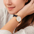  Shop Authentic Fossil Jacqueline White Dial Blue Leather Strap Watch for Women - ES3843 - Luxxuri