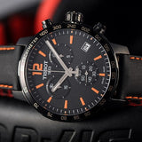  Shop Authentic Tissot Quickster Chronograph Black Dial Watch For Men - T095.417.36.057.00 - Luxxuri