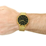  Shop Authentic Michael Kors Jaryn Black Dial Gold Steel Strap Watch for Men - MK8503 - Luxxuri