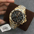  Shop Authentic Michael Kors Everest Chronograph Black Dial Rose Gold Steel Strap Watch For Women - MK5875 - Luxxuri
