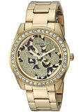  Shop Authentic Guess G Twist Diamonds Gold Dial Gold Steel Strap Watch For Women - W1201L2 - Luxxuri