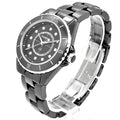  Shop Authentic Chanel J12 Quartz Diamonds Black Dial Black Steel Strap Watch for Women - J12 H5701 - Luxxuri