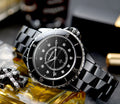  Shop Authentic Chanel J12 Quartz Diamonds Black Dial Black Steel Strap Watch for Women - J12 H5701 - Luxxuri