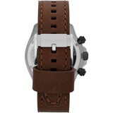  Shop Authentic Fossil Retro Traveler Chronograph White Dial Brown Leather Strap Watch for Men - CH2886 - Luxxuri