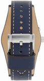  Shop Authentic Fossil Coachman Chronograph White Dial Blue Leather Strap Watch for Men - CH3051 - Luxxuri