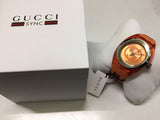  Shop Authentic Gucci Sync XXL Quartz Orange Dial Orange Rubber Strap Unisex Watch - YA137108 - Luxxuri