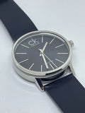  Shop Authentic Calvin Klein Minimal Black Dial Black Leather Strap Watch for Men - K7621107 - Luxxuri