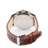  Shop Authentic Tommy Hilfiger Jake Multifunction White Dial Brown Leather Strap Watch for Men - 1791230 - Luxxuri